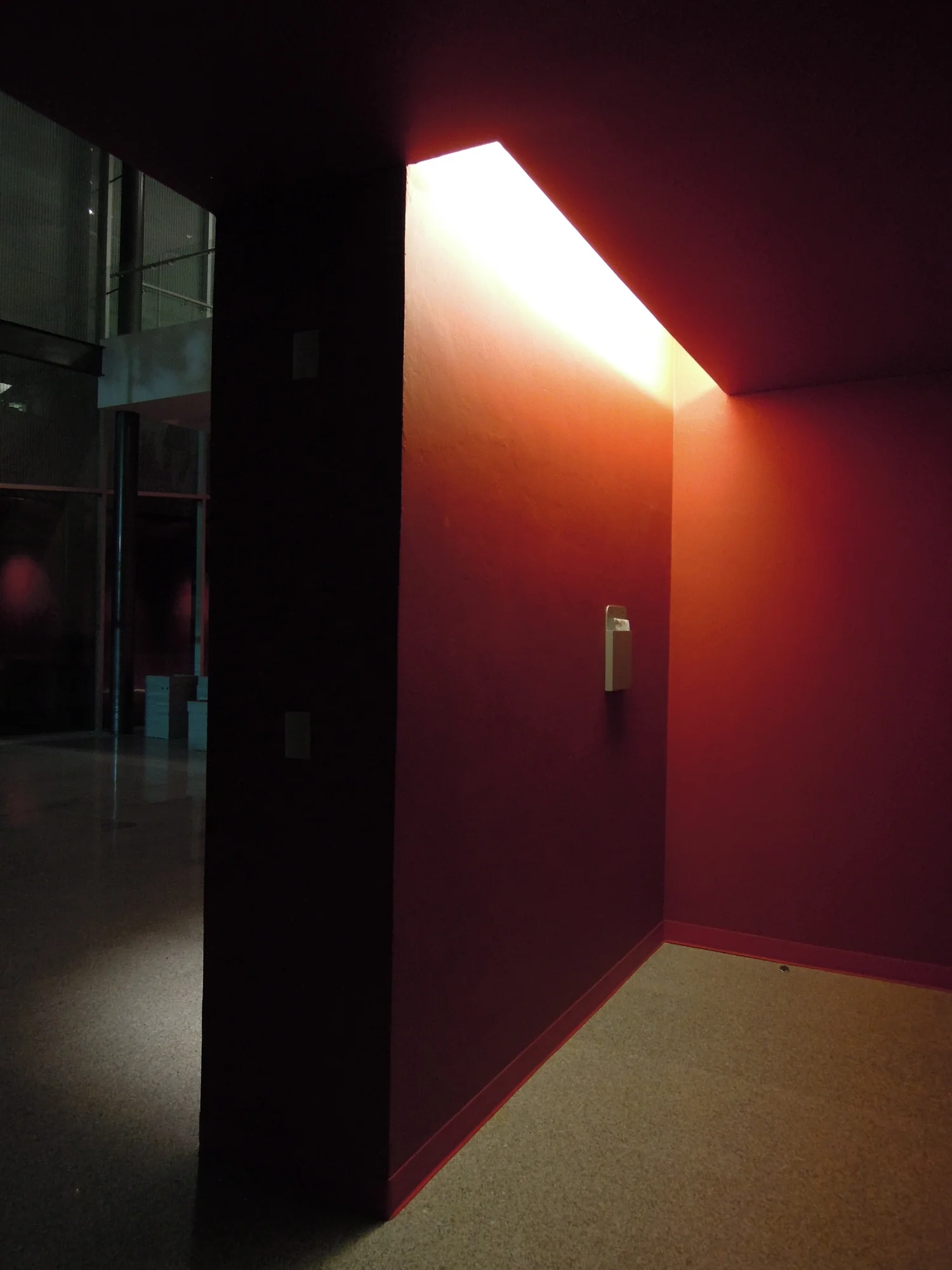 Lighting detail within the American School Foundation Fine Arts building