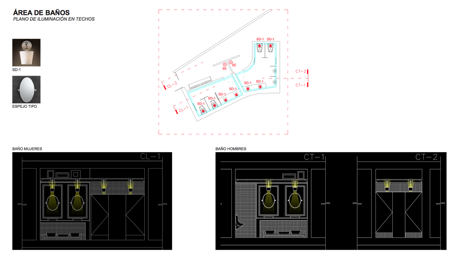 Schematic lighting study — phase four