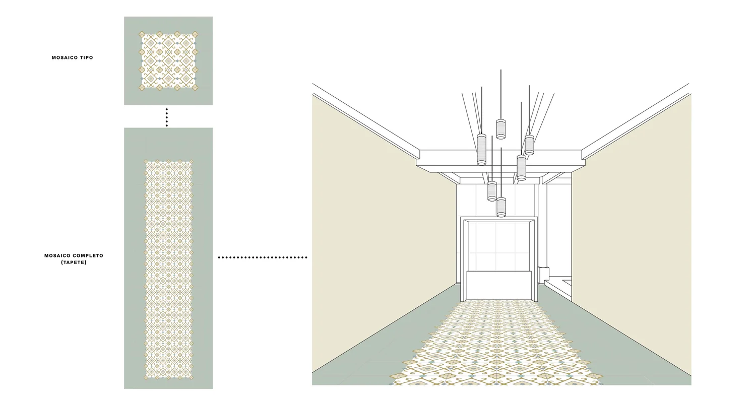 Infinito Tile — close detail of the pattern