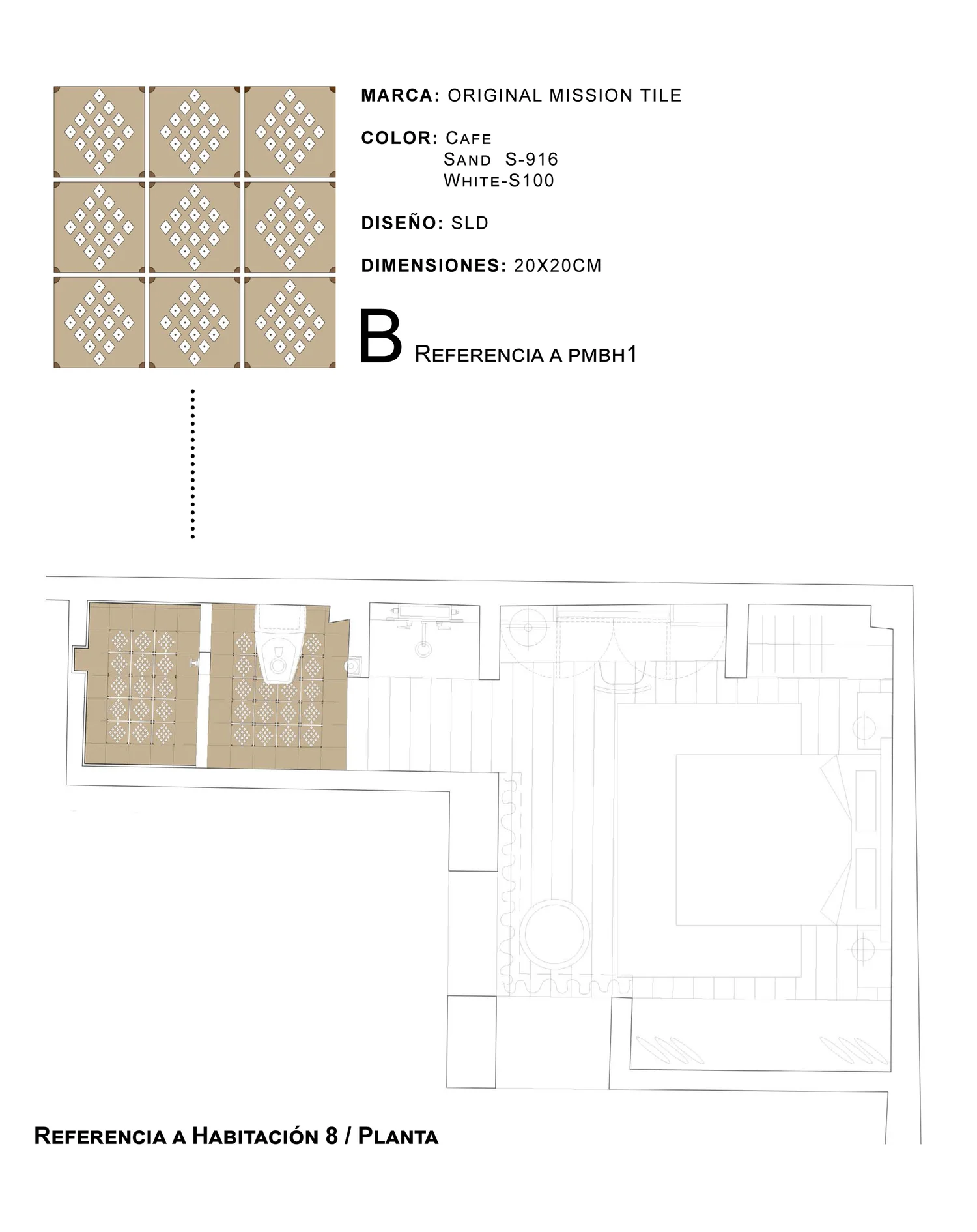 Lucero Tile — the star repeated across a continuous field