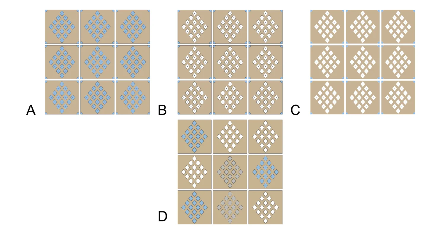 Lucero Tile — laid in a palette of colorways